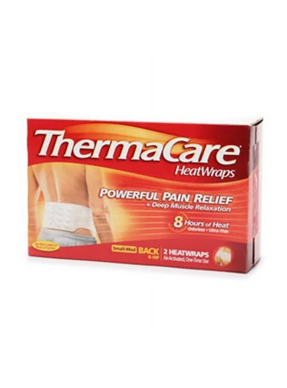 Thermacare Lower Back And Hip Heatwraps Small And Medium - 2 Ea, 3 Pack