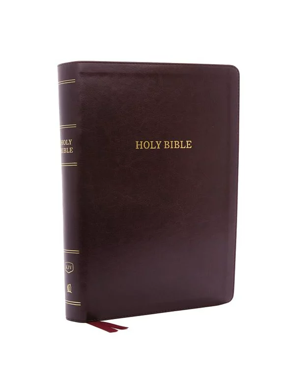 KJV, Deluxe Reference Bible, Super Giant Print, Imitation Leather, Burgundy, Red Letter Edition (Other)(Large Print)