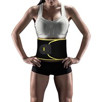 Yosoo Waist Trimmer Belt, Neoprene Waist Sweat Band for Slimmer Water Weight Loss Mobile Sauna Tummy Tuck Belts Strengthen Tummy Abs During Exercising Workout, for Women, Yellow