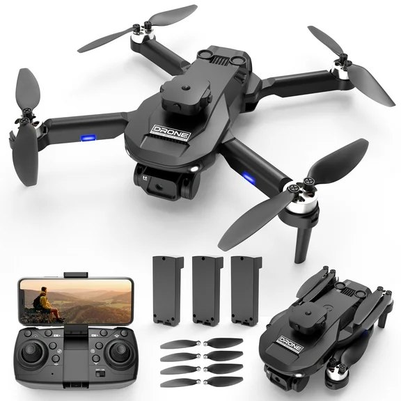 Unbranded F196 Drone with 6K HD Camera for Adults and Kids, FPV Drone with Brushless Motors