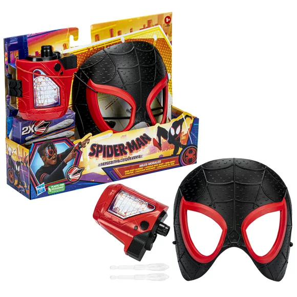 Marvel: Across the Spider Verse Miles Morales Mask and Blaster Kids Toy for Boys and Girls Ages 5 and Up