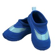 Iplay Baby Boys Sand and Water Swim Shoes Kids Aqua Socks for Babies, Infants, Toddlers, and Children Royal Blue Size 4 / Zapatos De Agua
