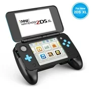 New Nintendo 2DS XL Hand Grip  Protective Cover Skin Rubber Controller Grip Case Ergonomic Comfort Anti Slip Handle Console Grip with Kick-Stand for New Nintendo 2DS XL LL 2017 Model