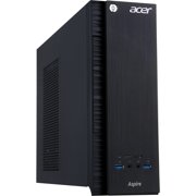 Acer Aspire X AXC-703G-UW51 Black Desktop PC with Intel Celeron J1900 Quad-Core Processor, 4GB Memory, 500GB Hard Drive & Windows 8.1