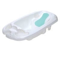 Safety 1st Newborn to Toddler Bathtub With SlideGuard, White