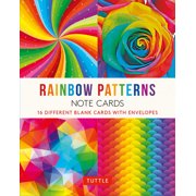 Rainbow Patterns, 16 Note Cards: 16 Different Blank Cards with 17 Patterned Envelopes (Other)