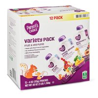 Parent's Choice Stage 2, Fruit & Vegetable Baby Food, 4 oz, 12 Count