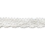 Offray 3/4" Classic Lace Trim-White