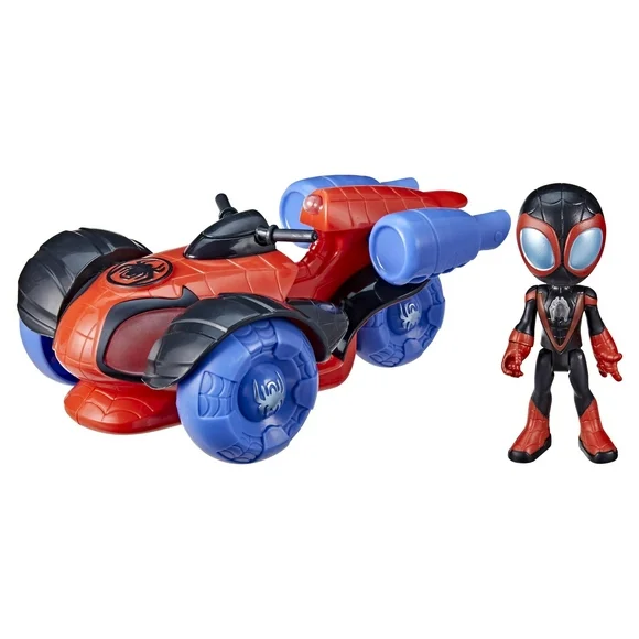 Marvel: Spidey and His Amazing Friends Miles Morales Spider-Man Preschool Kids Toy Action Figure for Boys and Girls Ages 3 4 5 6 7 and Up