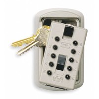 Kidde Keysafe 2-Key Box with Pushbutton Lock, Clay