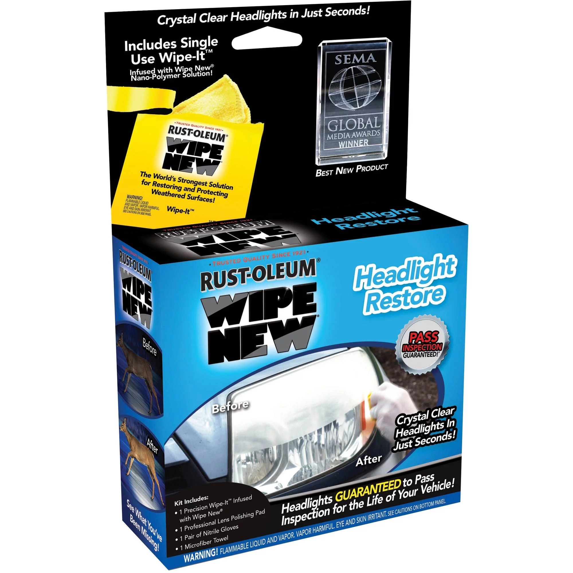 Rust-Oleum Automotive Kit Headlight Restore