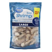 Frozen Raw Large Shell-On, Tail-On, Easy Peel Shrimp, 24 oz