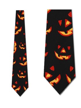 Glowing Jack-O-Lanterns Necktie Mens Tie