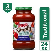 (3 Pack) Rag Simply Traditional Pasta Sauce, 24 oz.