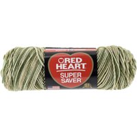 Red Heart Super Saver Desert Camouflage Yarn, 1 Each