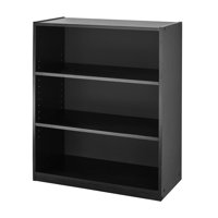 Mainstays 31" 3 Shelf Bookcase, Black