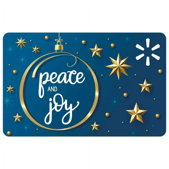 Holiday Classic Ornament Peace & Joy Daily Saves Gift Card
