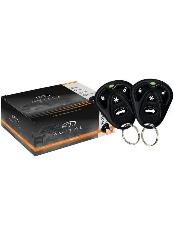 Avital 4105L 4105L Remote Start with Two 4-Button Remotes
