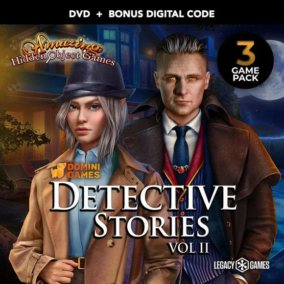 Amazing Hidden Object Games: Detective Stories Vol. 2 - 3 Pack, PC DVD with Code