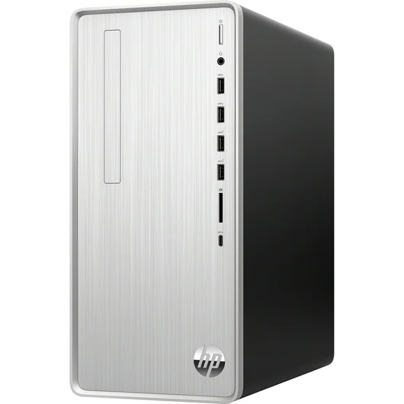 HP Pavilion Desktop Tower Computer, AMD Ryzen 7 5700G, 16GB RAM, 512GB SSD, Windows 10 Home, TP01-2062
