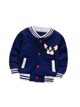 Funcee Casual Kid Toddler Boys Spring Autumn Baseball Coat Outfits