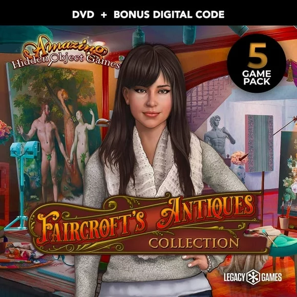 Amazing Hidden Object Games: Faircroft's Antiques - 5 Pack, PC DVD with Code