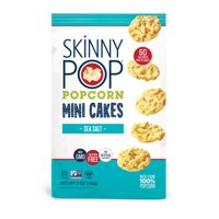 SkinnyPop Sea Salt Popcorn Mini Cakes - 5oz Bag, Gluten-Free