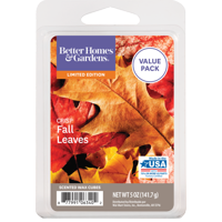 Better Homes & Gardens 5 oz Crisp Fall Leaves Scented Wax Melts, Value Size