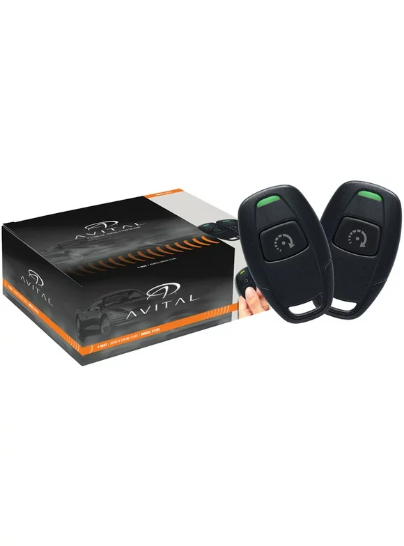Avital 4115L Remote-Start System with 2 Microsized 1-Button Remotes