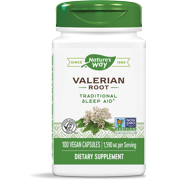 Nature's Way Valerian Root, Traditional Sleep Aid Dietary Supplement, 100 Vegan Capsules