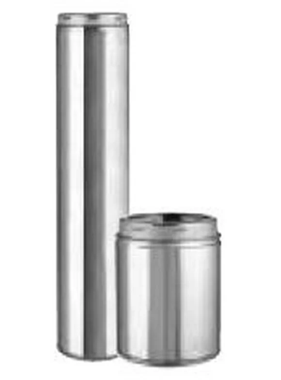 Selkirk 8UT-48 8" X 48" Stainless Steel Insulated Chimney Pipe