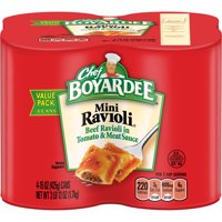 (2 pack) Chef Boyardee Mini Ravioli, 15 oz, 4 Pack