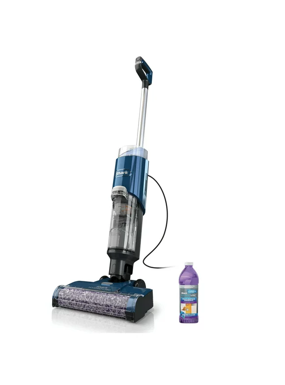 Shark HydroVac™ 3in1 Vacuum, Mop & Self-Cleaning Corded System, with antimicrobial brushroll* & multi-surface cleaning solution, perfect for Hardwood, Tile, Marble, Laminate & Area Rugs, WD100BL