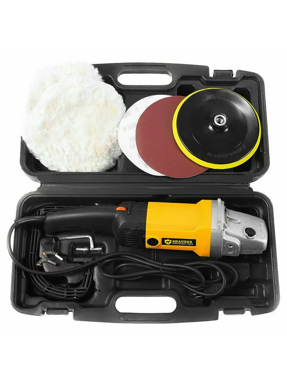 Gymax 7" Electric 6 Variable Speed Car Polisher Buffer Waxer Sander Detail Boat