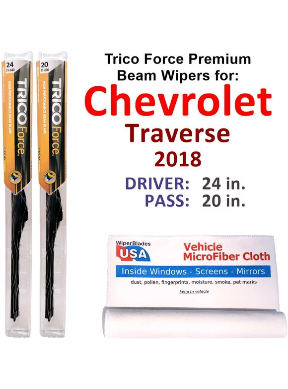 2018 Chevrolet Traverse Performance Beam Wipers (Set of 2)