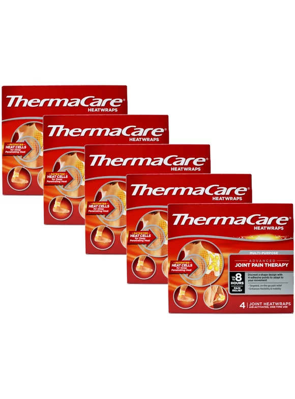 ThermaCare Heatwraps 8 Hour Advanced Join Pain Therapy 4 Each Pack of 5