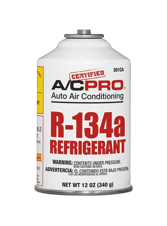 Certified A/C Pro R-134a Auto Air Conditioner Refrigerant -12 OZ