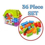 BABY KIDS COLORFUL BLOCKS SET 36 PIECES LEGO INSPIRED For Babys and Children ages 3 and Up