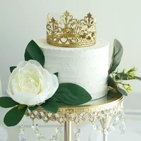 Efavormart Metal Princess Crown Cake Topper Birthday Cake Wedding Decoration For Wedding Birthday Party Special Event