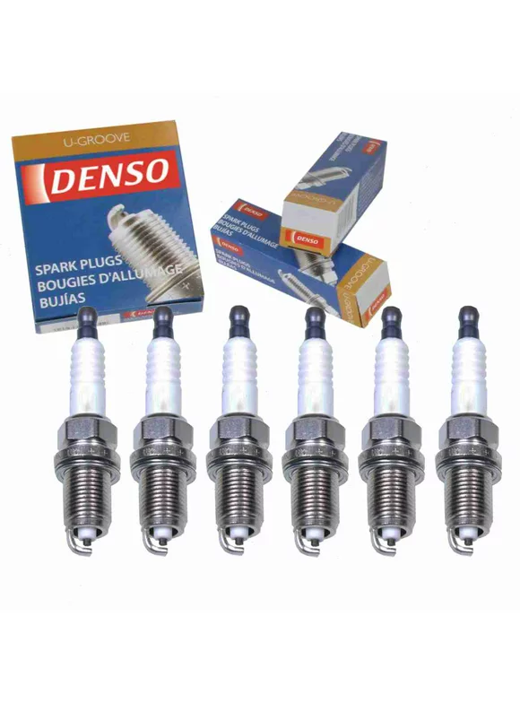 6 pc DENSO 3139 Standard U-Groove Spark Plugs for 96130723 K20R-U11 Ignition Wire Secondary Fits select: 2002-2011 TOYOTA CAMRY, 2009-2010 TOYOTA COROLLA