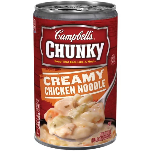 Campbell's Chunky Creamy Chicken Noodle Soup (Pack of 2)