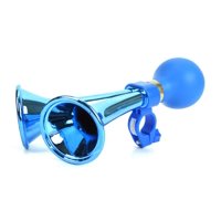 Zefal Blue Double Fun Bike Horn (Good for Safety, Loud, Easy to Mount)