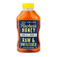 Local Fischer's Honey Raw & Unfiltered Pure Honey Raw Honey 24 oz