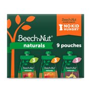 (9 Pack) Beech-Nut Naturals Stage 2, Variety Baby Food, 3.5 oz Pouch