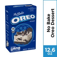 (2 Pack) Jell-O No Bake Oreo Dessert Mix, 12.6 oz Box