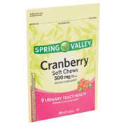 Spring Valley Cranberry Soft Chews, 500 mg, 30 count