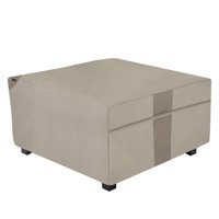 Modern Leisure Monterey Outdoor Patio Firepit Table Cover, 42" W x 42" D x 22" H, Beige, Model 2913
