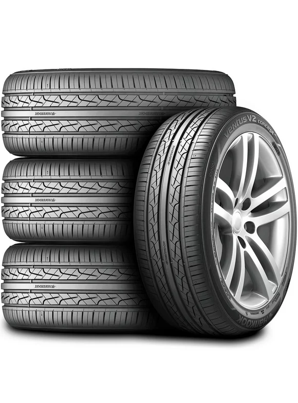 Set of 4 (FOUR) Hankook Ventus V2 Concept2 225/50R17 98V XL AS Performance A/S Tires Fits: 2012-15 Chevrolet Cruze LT, 2012-18 Ford Focus Electric