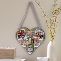 Personalized Family Love Photo Heart Plaque