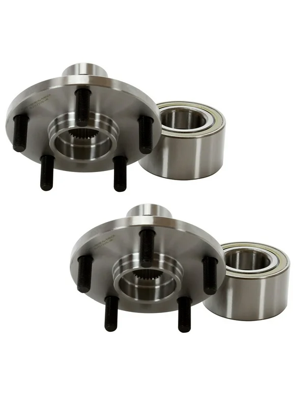 AutoShack Front Wheel Hub Bearing Set of 2 Driver and Passenger Side Replacement for 1992-2001 2002 2003 Toyota Camry 1999-2003 Solara 1999-2003 Lexus RX300 2.2L 2.4L 3.0L V6 AWD FWD 5-Lug HB618510PR